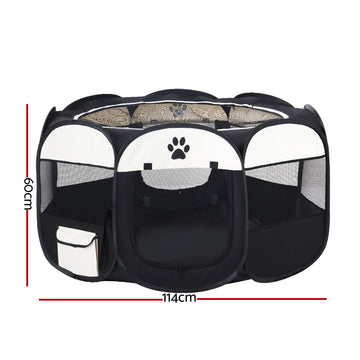 i.Pet Pet Dog Playpen Enclosure Crate 8 Panel Play Pen Tent Bag Fence Puppy XL i.Pet